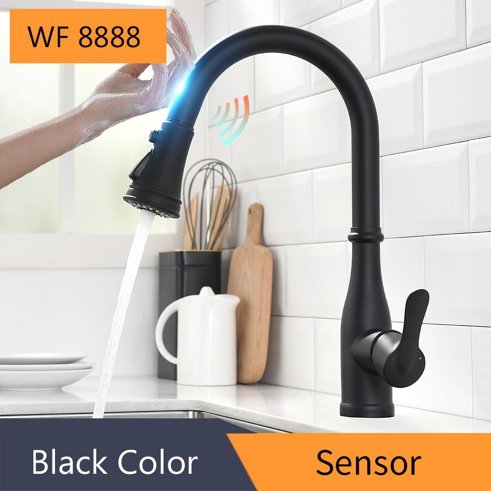 Smart Touch Kitchen Faucets Crane For Sensor Kitchen Water Tap Sink Mixer Rotate