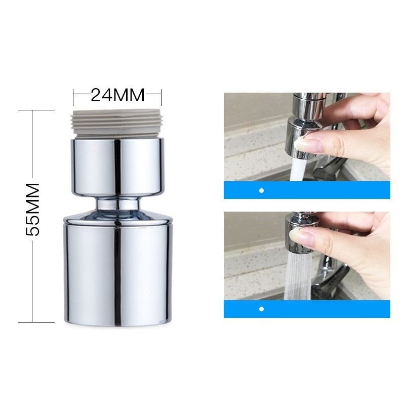 Rotatable Faucet Sprinkler Splash-Proof Faucet Shower Water-Saving Pre