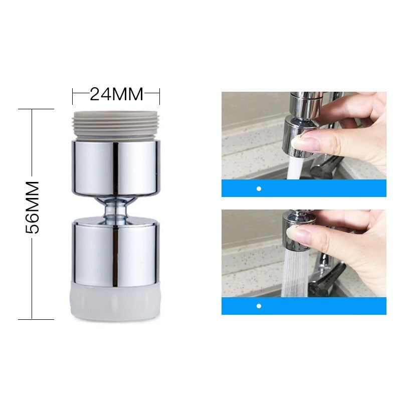 Rotatable Faucet Sprinkler Splash-Proof Faucet Shower Water-Saving Pre