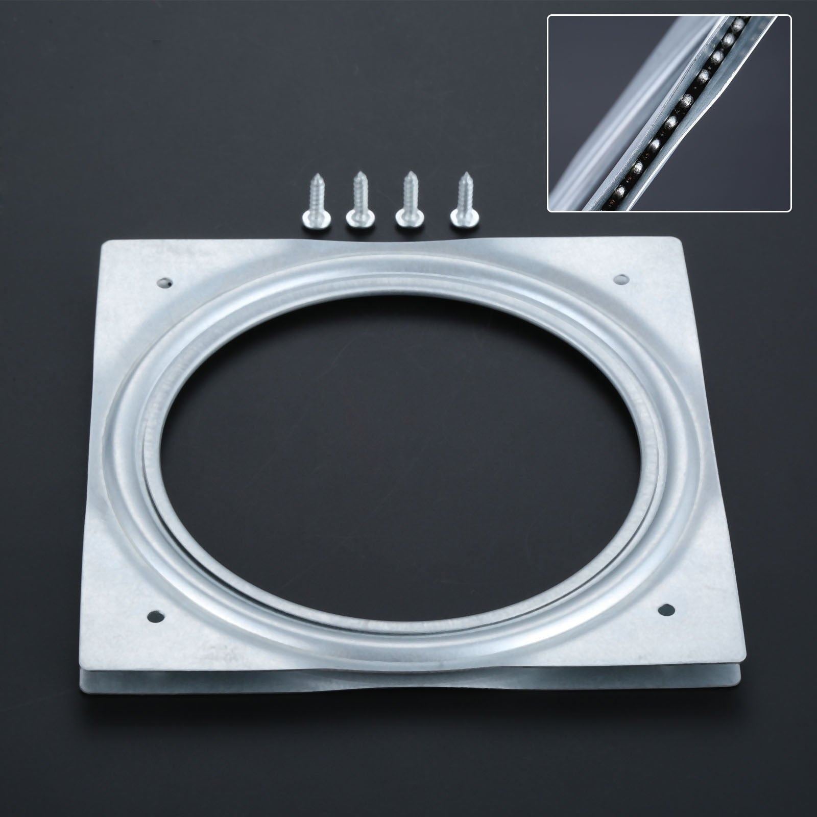 Square Bearing Swivel Metal Rotating 6in