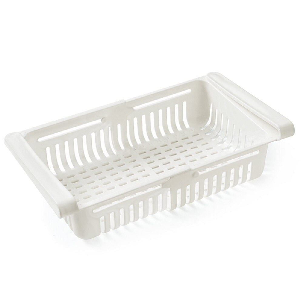 Fridge Organizer Storage Organizer Fridge Food Storage Shelf Adjustable Pull-Out