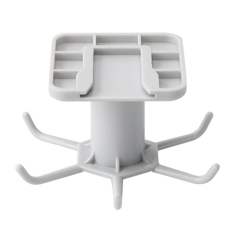 Rotating Hook Bathroom Hook Holder Kitchen Storage Rack Under Shelf Rotate T