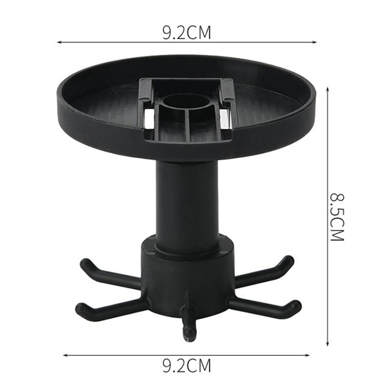 Rotating Hook Bathroom Hook Holder Kitchen Storage Rack Under Shelf Rotate T