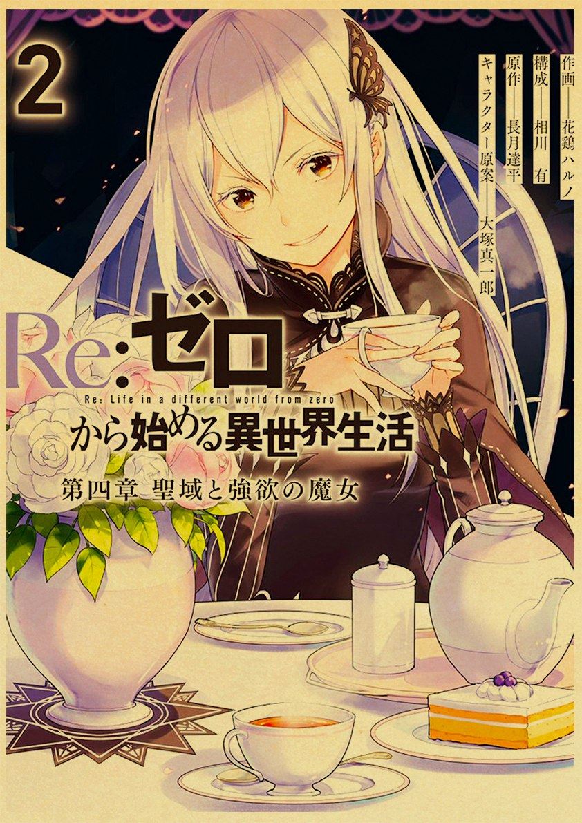 ReLife in a Different World from Zero Re Coated Paper Poster Cafe Creative Wall 12x16
