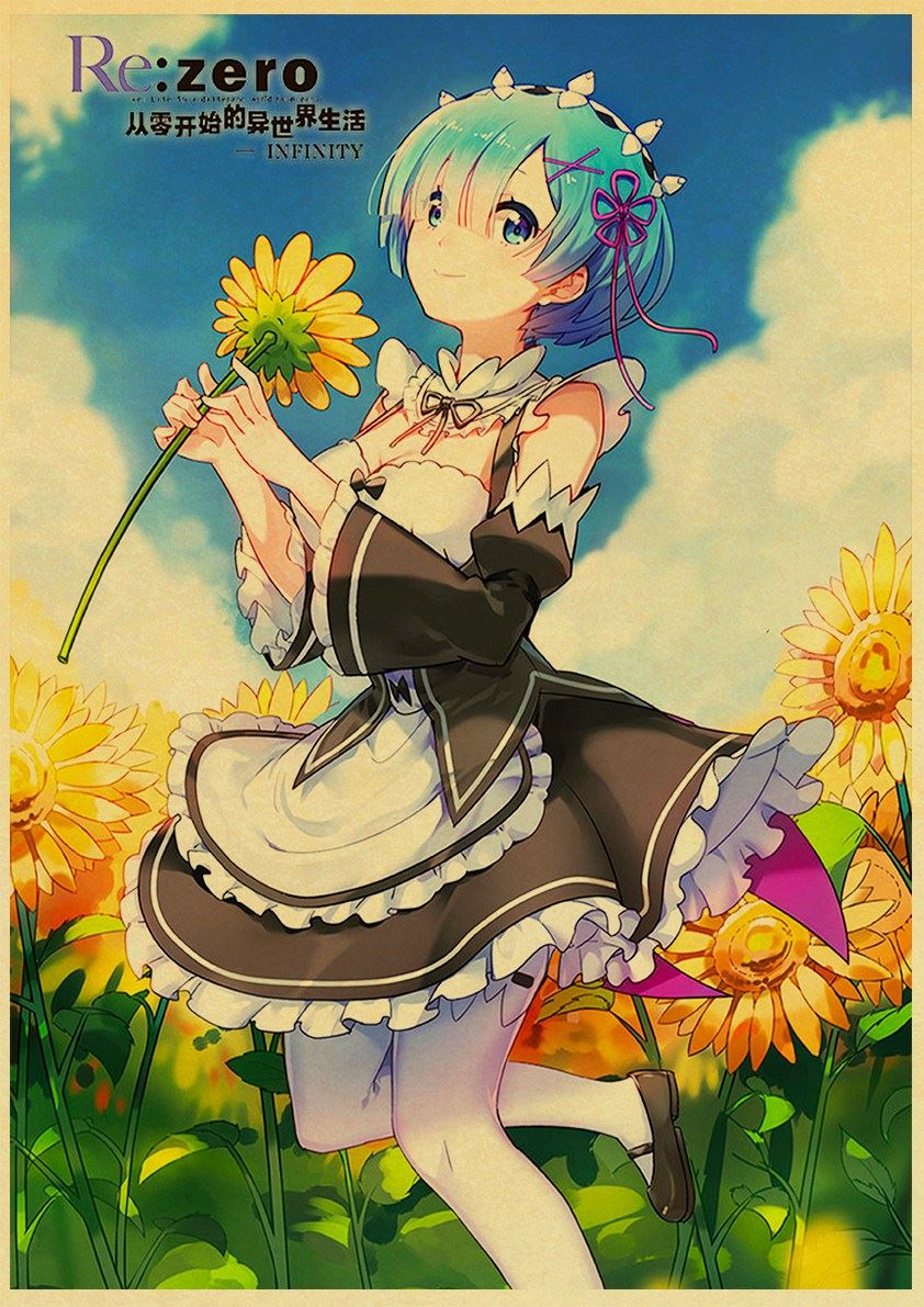 ReLife in a Different World from Zero Re Coated Paper Poster Cafe Creative Wall 12x16