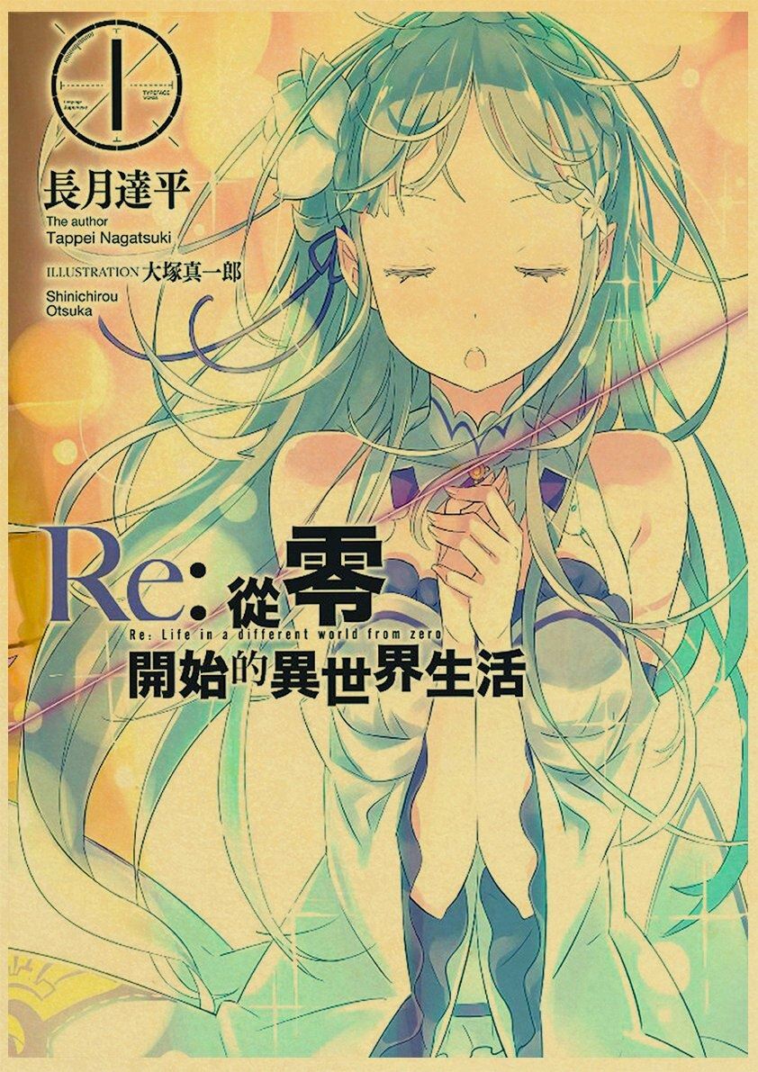 ReLife in a Different World from Zero Re Coated Paper Poster Cafe Creative Wall 12x16