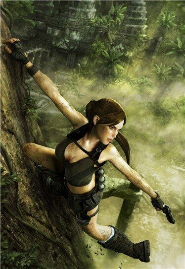 Tomb Raider modern movie poster printing canvas painting for home decoration 12x16