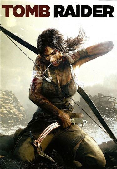 Tomb Raider modern movie poster printing canvas painting for home decoration 12x16