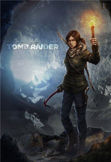 Tomb Raider modern movie poster printing canvas painting for home decoration 12x16