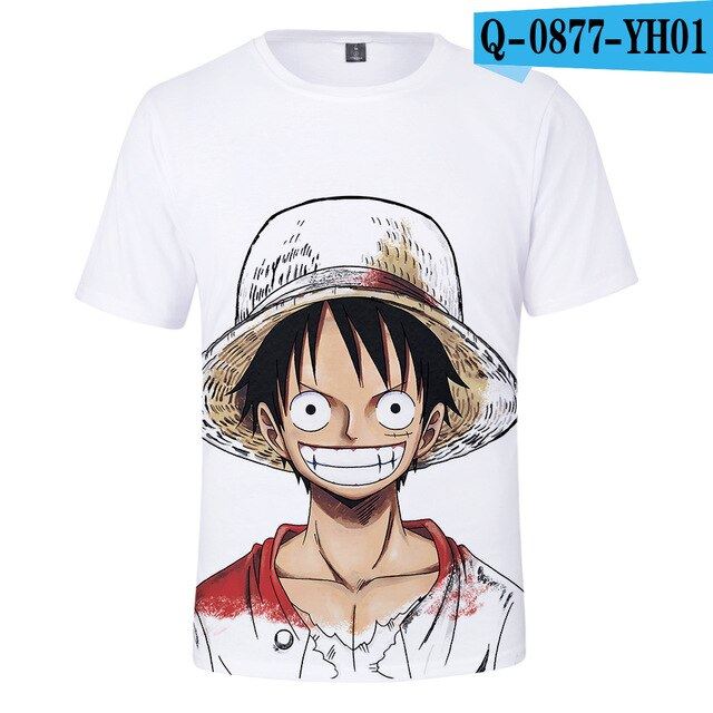 Anime One Piece Monkey D. Luffy Roronoa Zoro Nami Tony Chopper Cartoon 3D Print