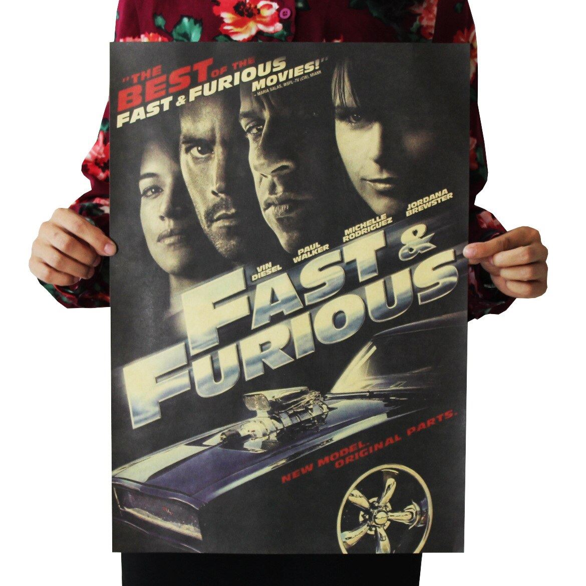 Movie Fast and Furious 4 Kraft Paper Poster Home Wall Decoration Painting Print
