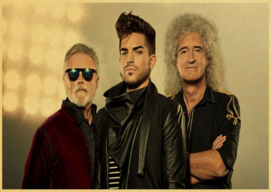 Queen Band Music Poster Vintage Retro Poster Art Printed Painting Home Room Decor 12x16