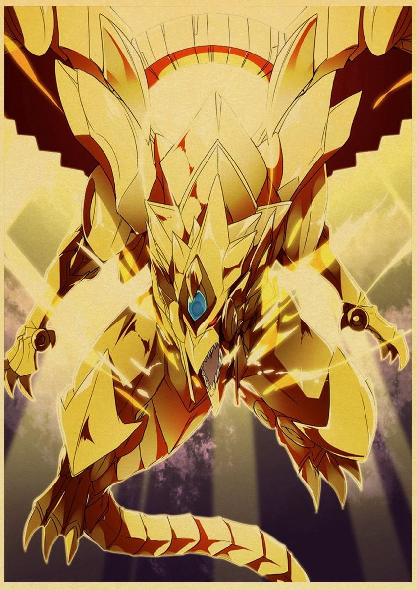 Anime Yu-Gi-Oh! Duel Monsters Mutou Yuugi Retro Poster For Living Room 12x16in