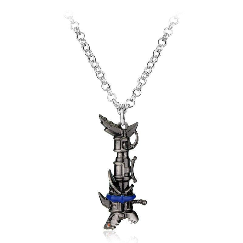 Jinx Necklace Pendant Chain Anime Arcane Powder Cosplay Costume Jewelry Neck Lac