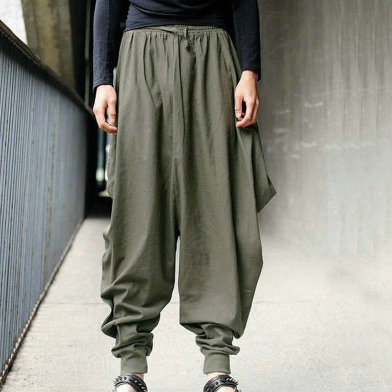 Pirate Pants for Adult Men Medieval Viking Renaissance Norse Gothic Cosplay Hall