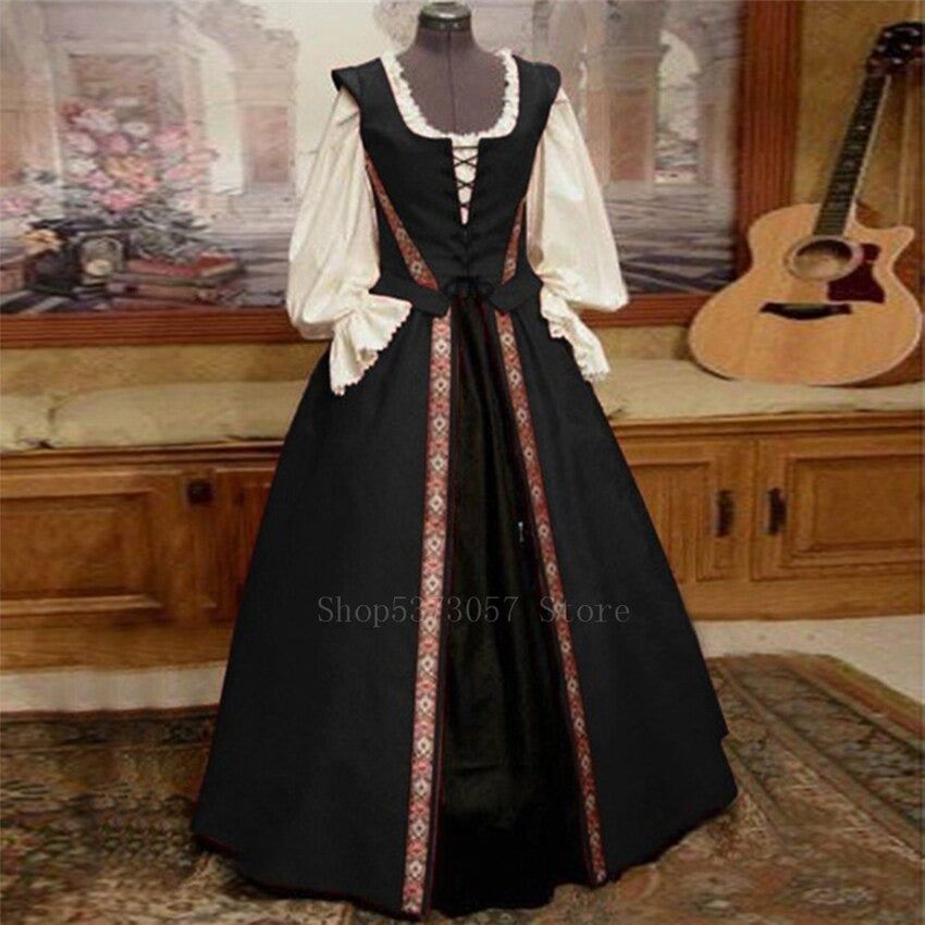 Masquerade Victorian Gothic Queen Evening Dress Medieval Renaissance Elf Princes