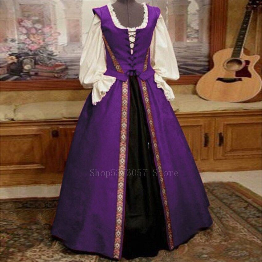 Masquerade Victorian Gothic Queen Evening Dress Medieval Renaissance Elf Princes