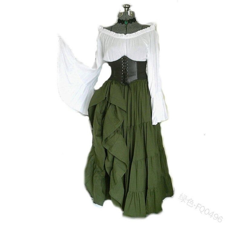 Palace Vampire Women Medival Vintage Long Dress Gothic Renaissance Princess Lace