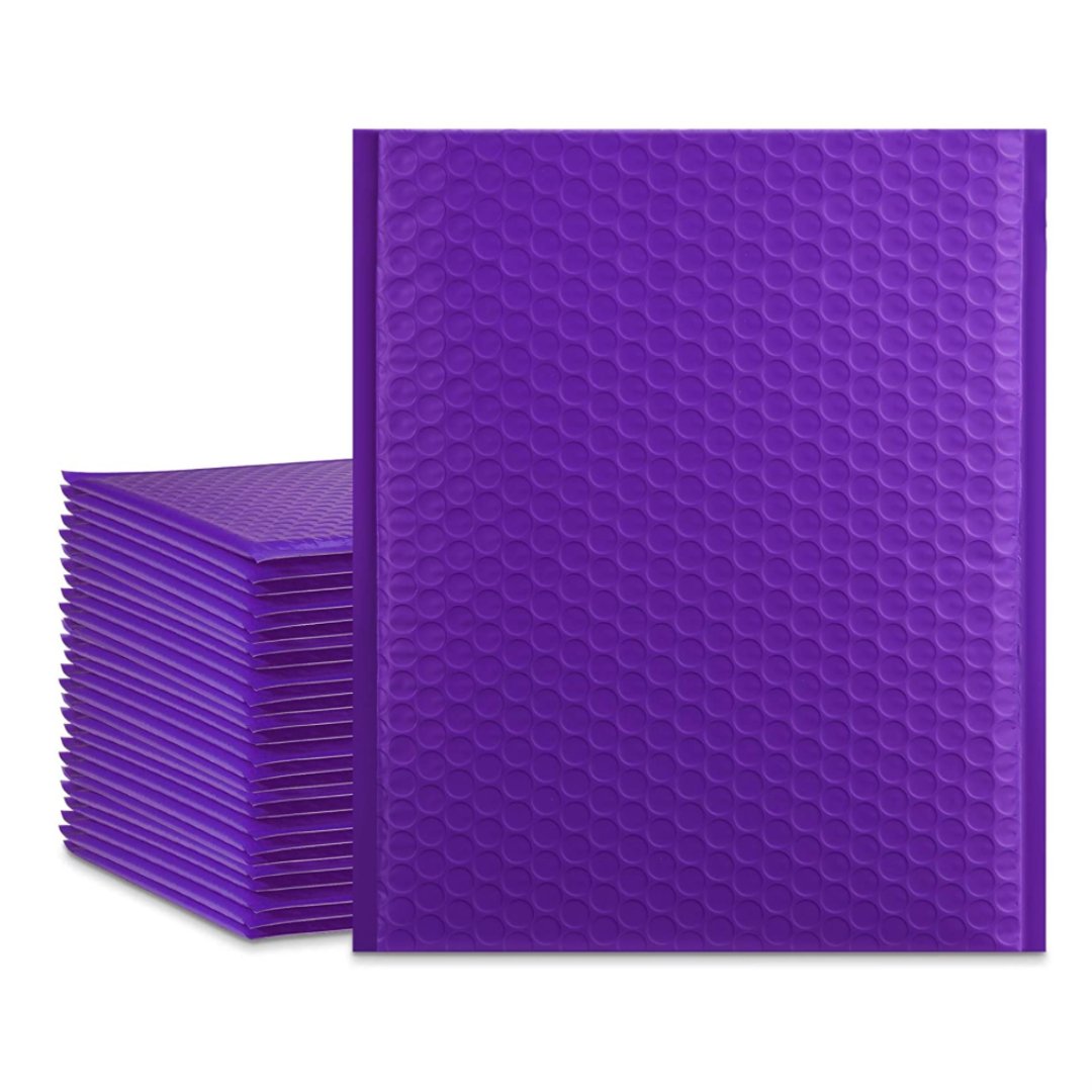 Purple 8.5 x 12 Bubble Mailers 25pc