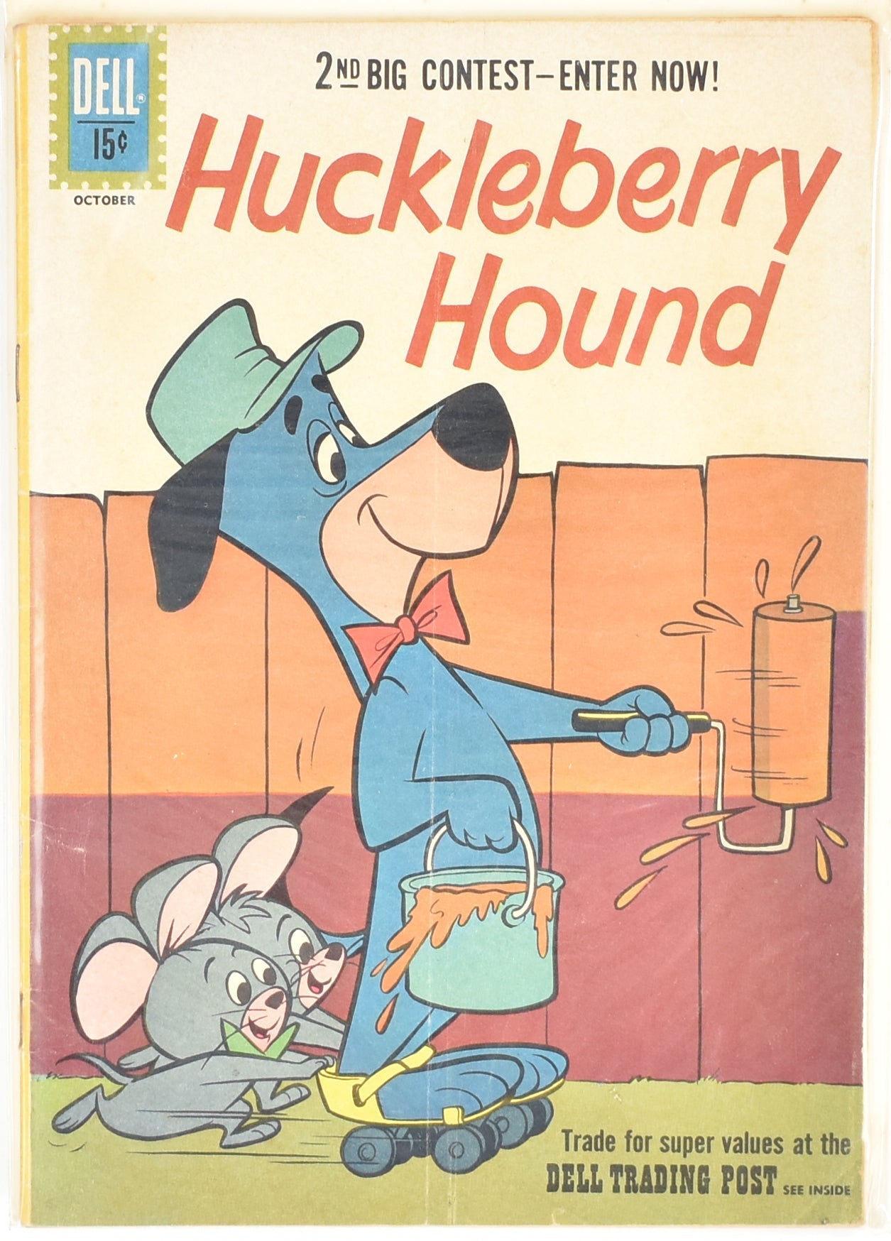 Huckleberry Hound DELL October Comic Book No. 13 Sept - Oct 1961