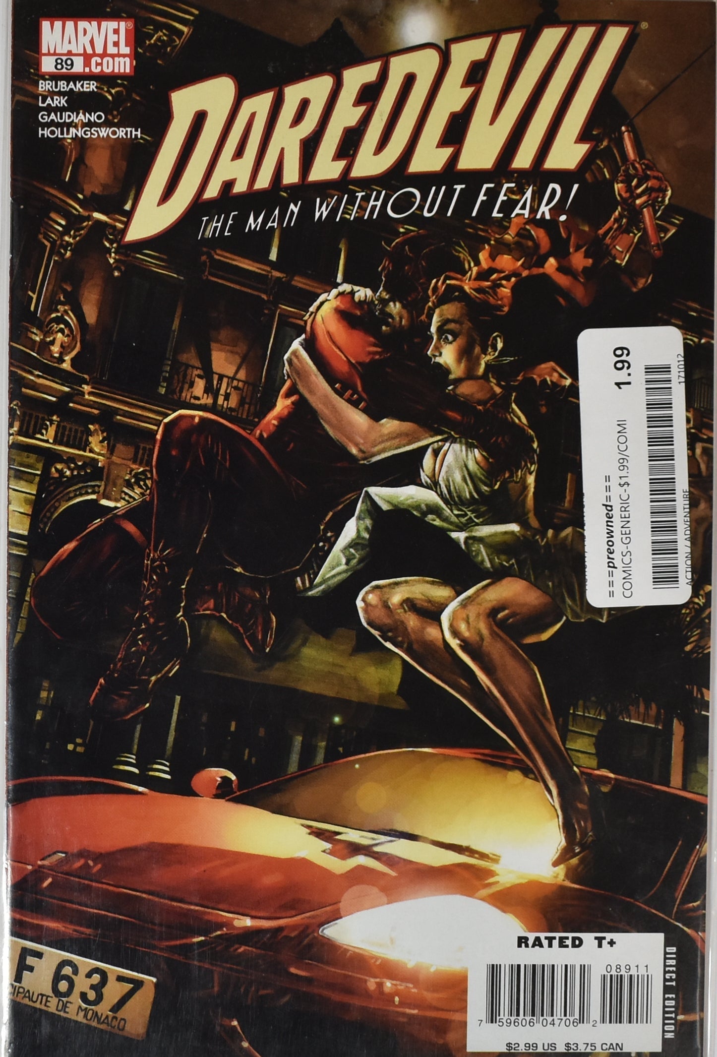 Dare Devil 89 The Man Without Fear Comic Marvel Comics