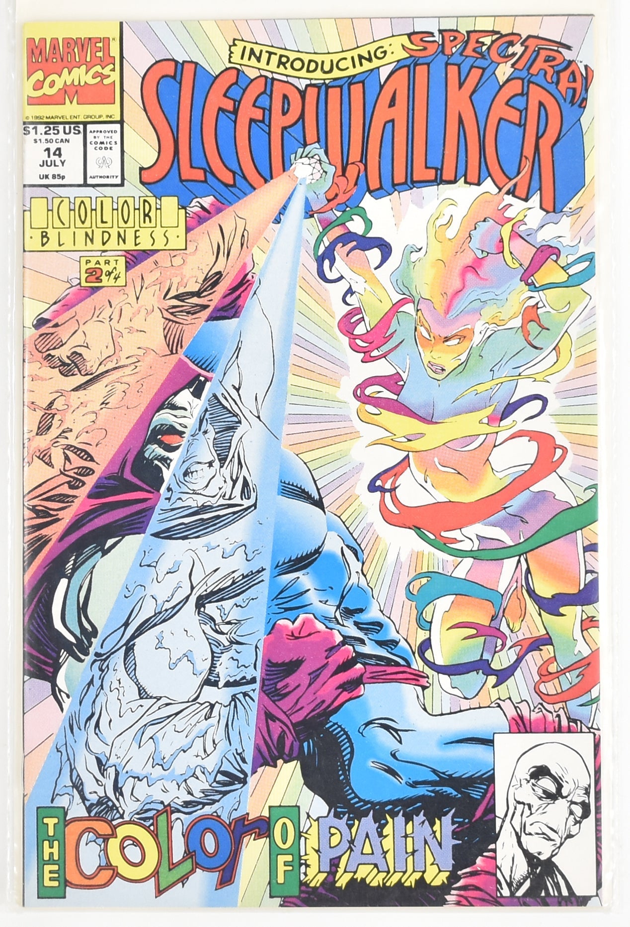 Sleep Walker 14 Marvel Comics 2 of 4 The Color of Pain Comic Book