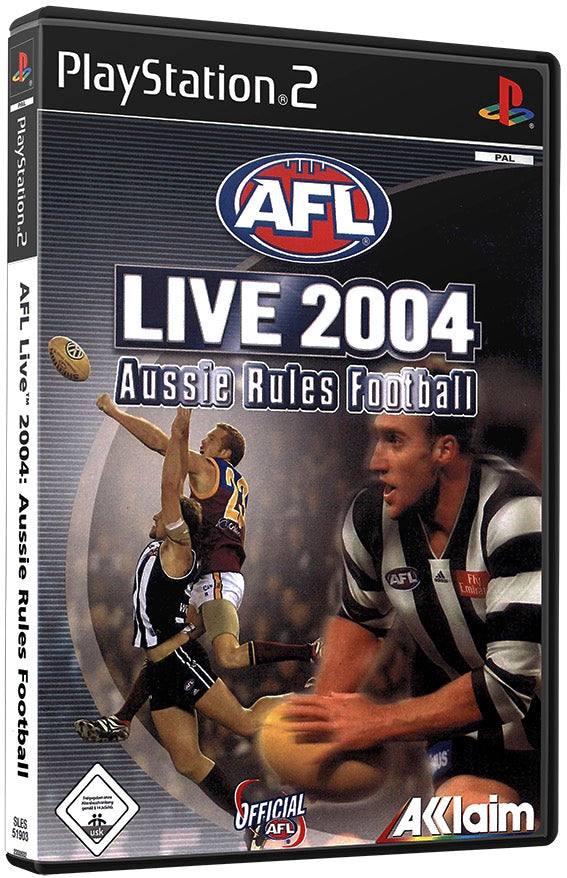 AFL Live 2004 - Aussie Rules Football PS2 Sony Playstation 2 Used Video Game PS2