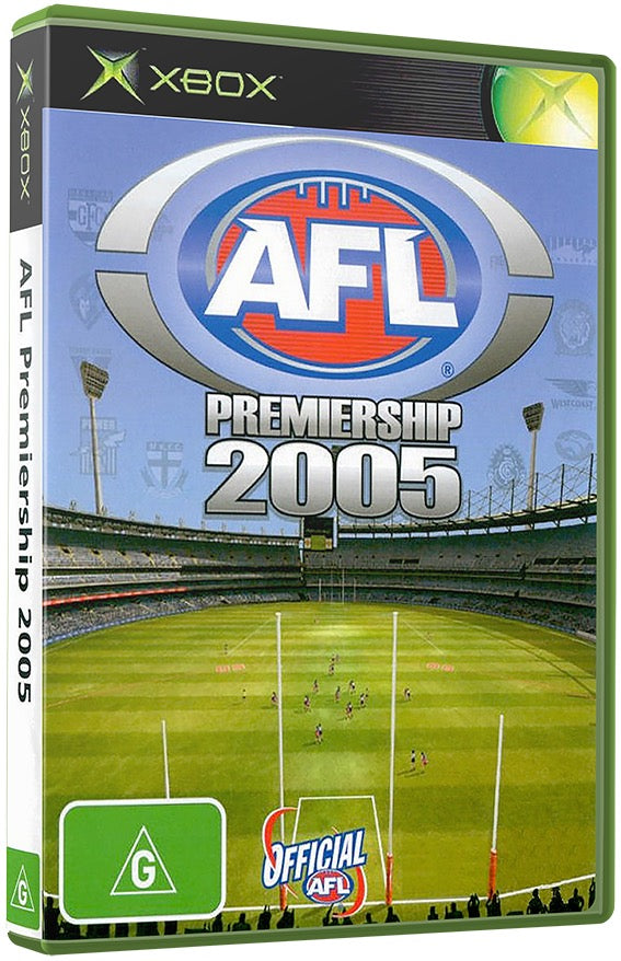 AFL Premiership 2005 Used Microsoft XBOX Original Video Game