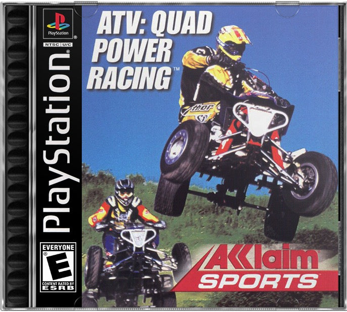 ATV - Quad Power Racing PS1 Sony Playstation 1 Used Video Game