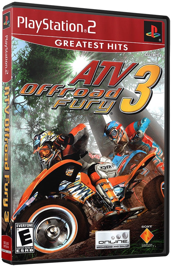 ATV Offroad Fury 3 PS2 Sony Playstation 2 Used Video Game PS2