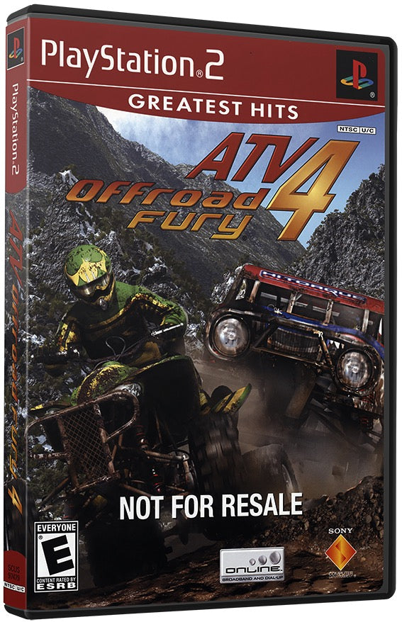 ATV Offroad Fury 4 PS2 Sony Playstation 2 Used Video Game PS2