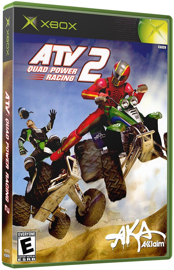 ATV Quad Power Racing 2 Used Microsoft XBOX Original Video Game