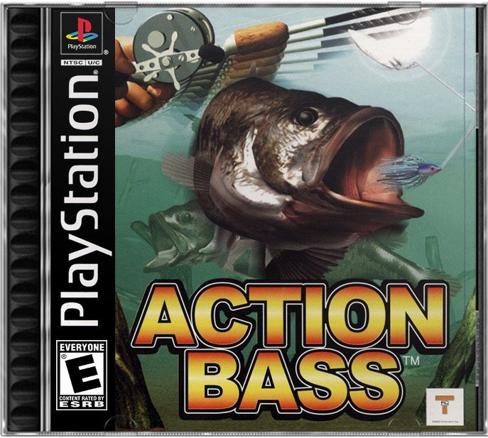 Action Bass PS1 Sony Playstation 1 Used Video Game