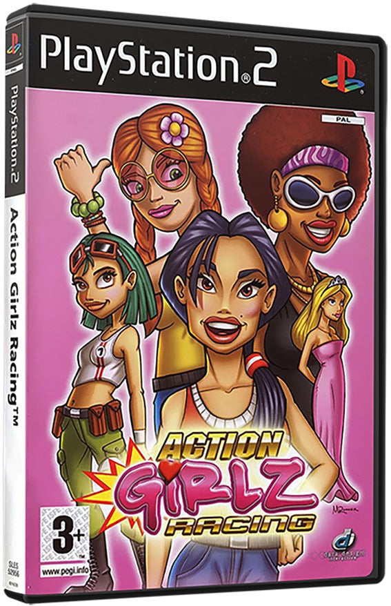 Action Girlz Racing PS2 Sony Playstation 2 Used Video Game PS2