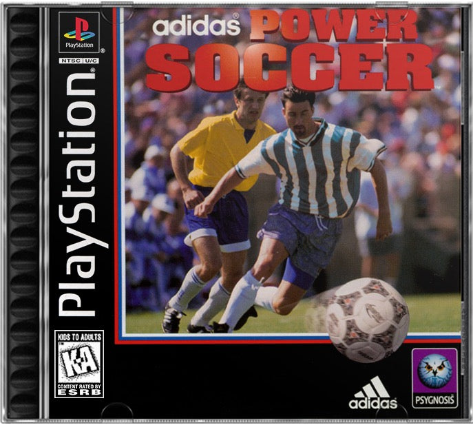 Adidas Power Soccer PS1 Sony Playstation 1 Used Video Game
