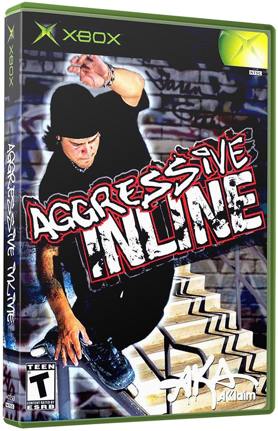 Aggressive Inline Used Microsoft XBOX Original Video Game