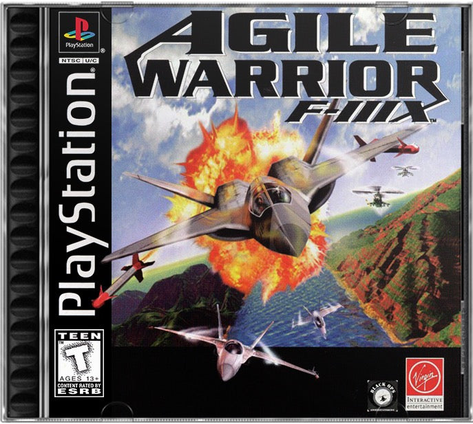 Agile Warrior - F-111X PS1 Sony Playstation 1 Used Video Game