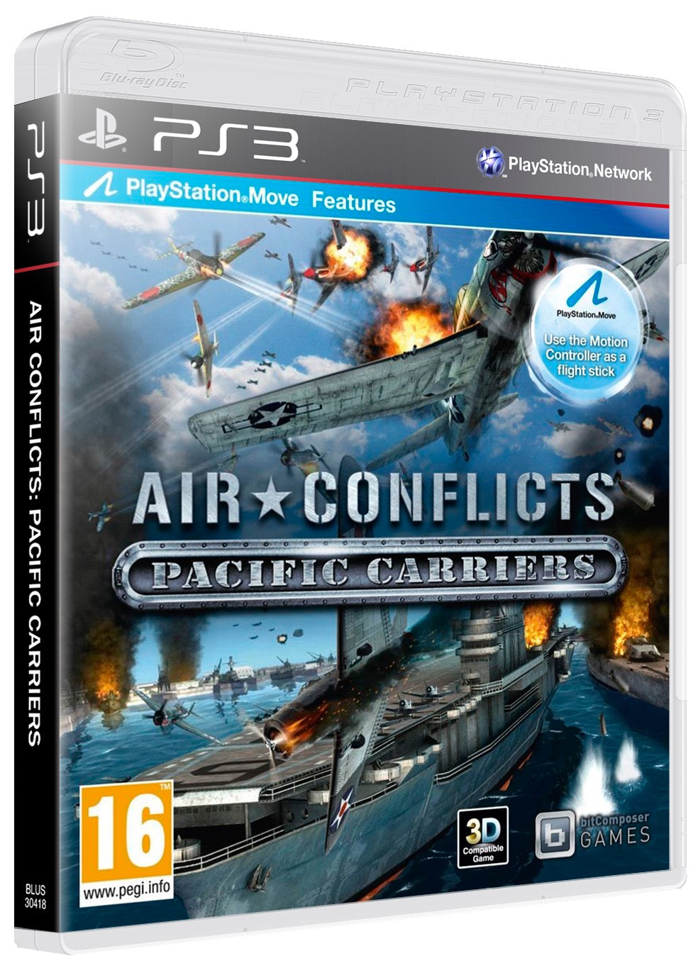 Air Conflicts Pacific Carriers PS3 Sony Playstation 3 Used Video Game
