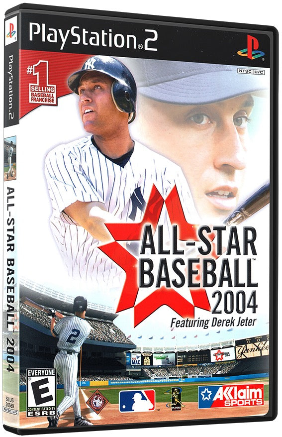 All-Star Baseball 2004 featuring Derek Jeter PS2 Sony Playstation 2 Used Video Game PS2