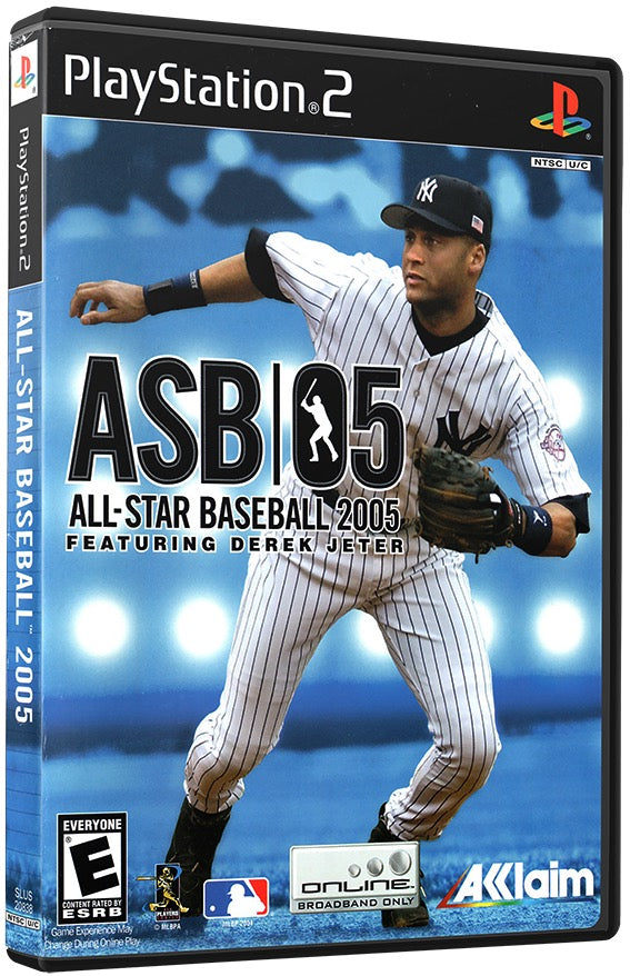 All-Star Baseball 2005 featuring Derek Jeter PS2 Sony Playstation 2 Used Video Game PS2