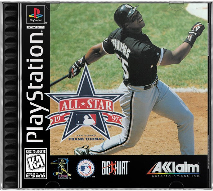 All-Star Baseball 97 featuring Frank Thomas PS1 Sony Playstation 1 Used Video Game