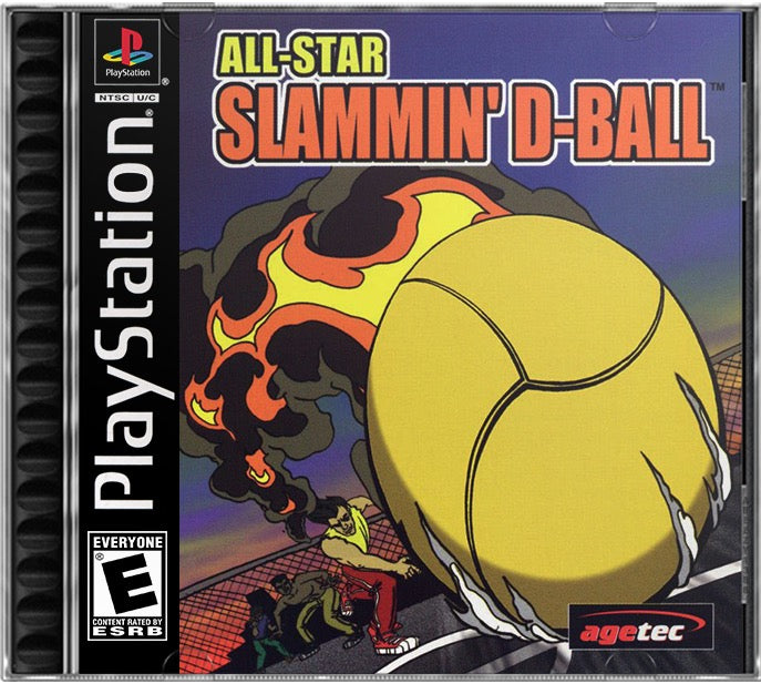 All-Star Slammin' D-Ball PS1 Sony Playstation 1 Used Video Game