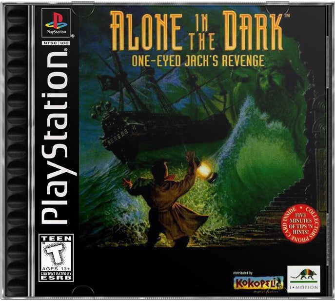 Alone in the Dark - One-Eyed Jack's Revenge PS1 Sony Playstation 1 Used Video Game