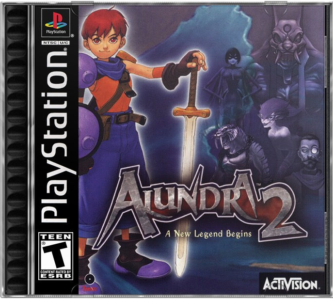 Alundra 2 - A New Legend Begins PS1 Sony Playstation 1 Used Video Game