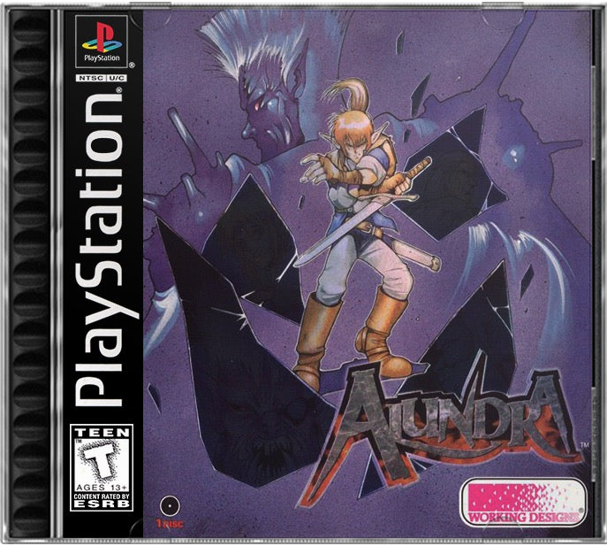 Alundra PS1 Sony Playstation 1 Used Video Game