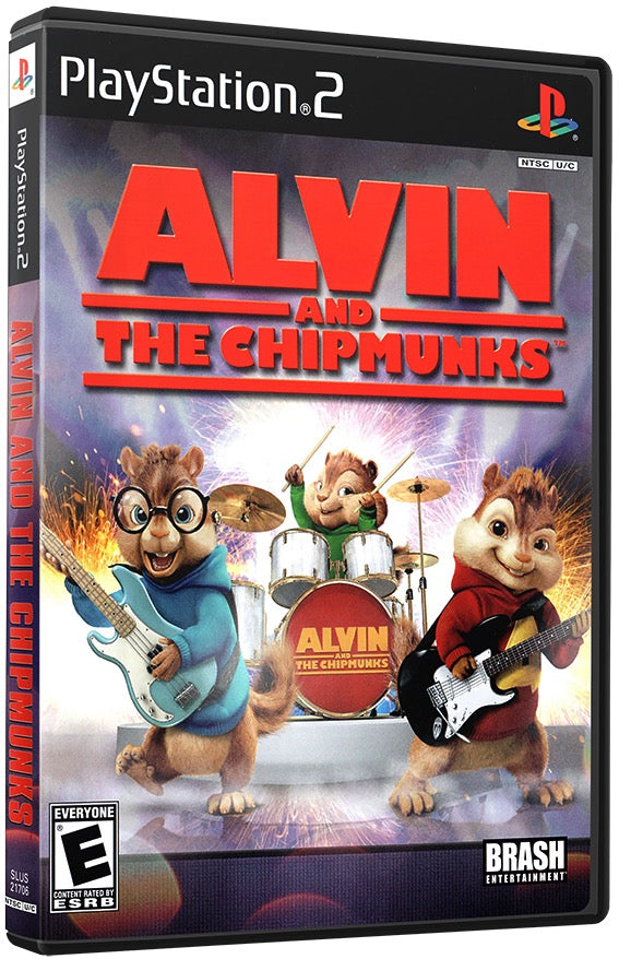 Alvin and the Chipmunks PS2 Sony Playstation 2 Used Video Game PS2