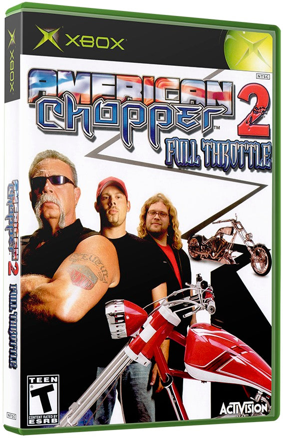 American Chopper 2 - Full Throttle Used Microsoft XBOX Original Video Game