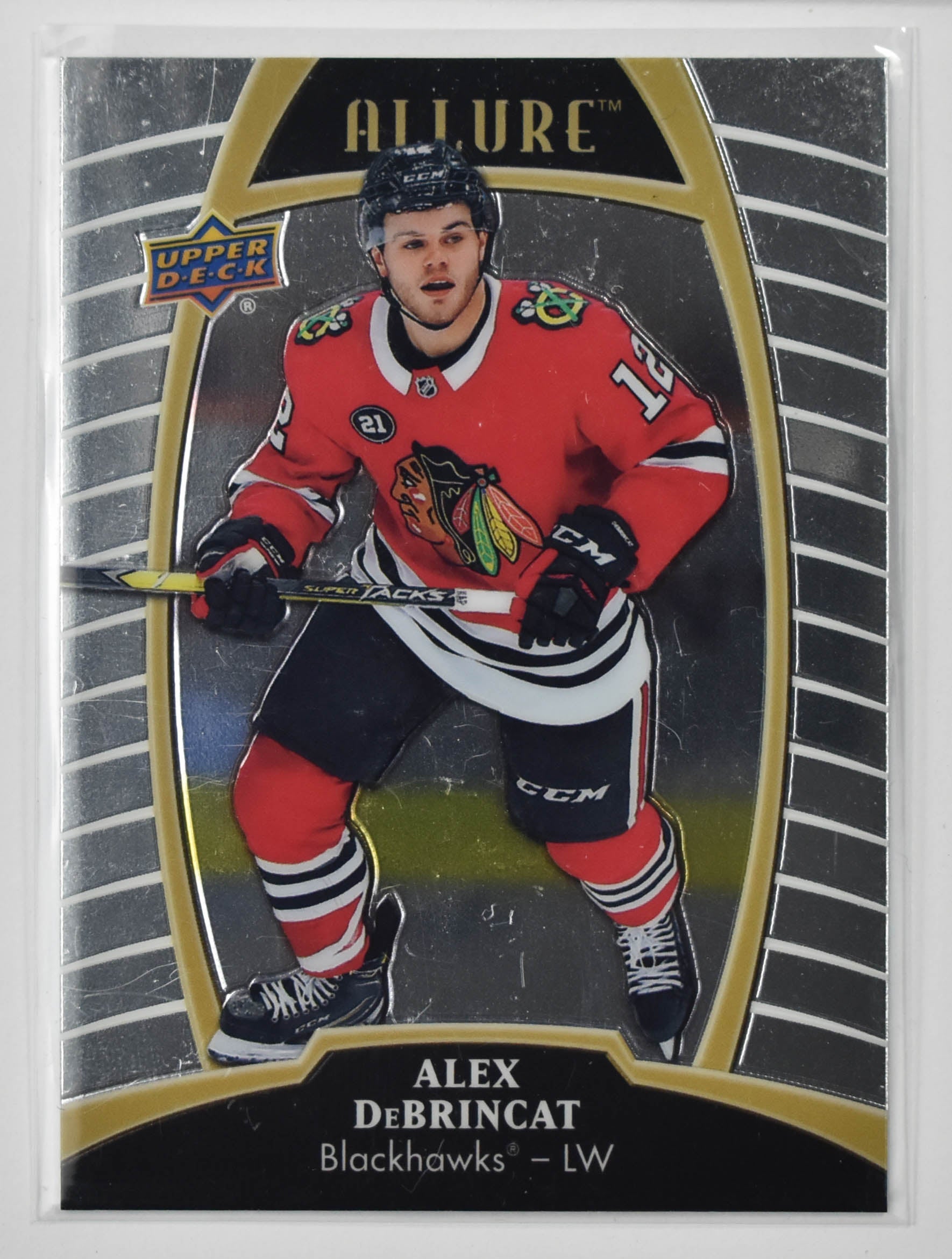 Alex Debrincat Chicago Black Hawks Allure Upper Deck Hockey Card