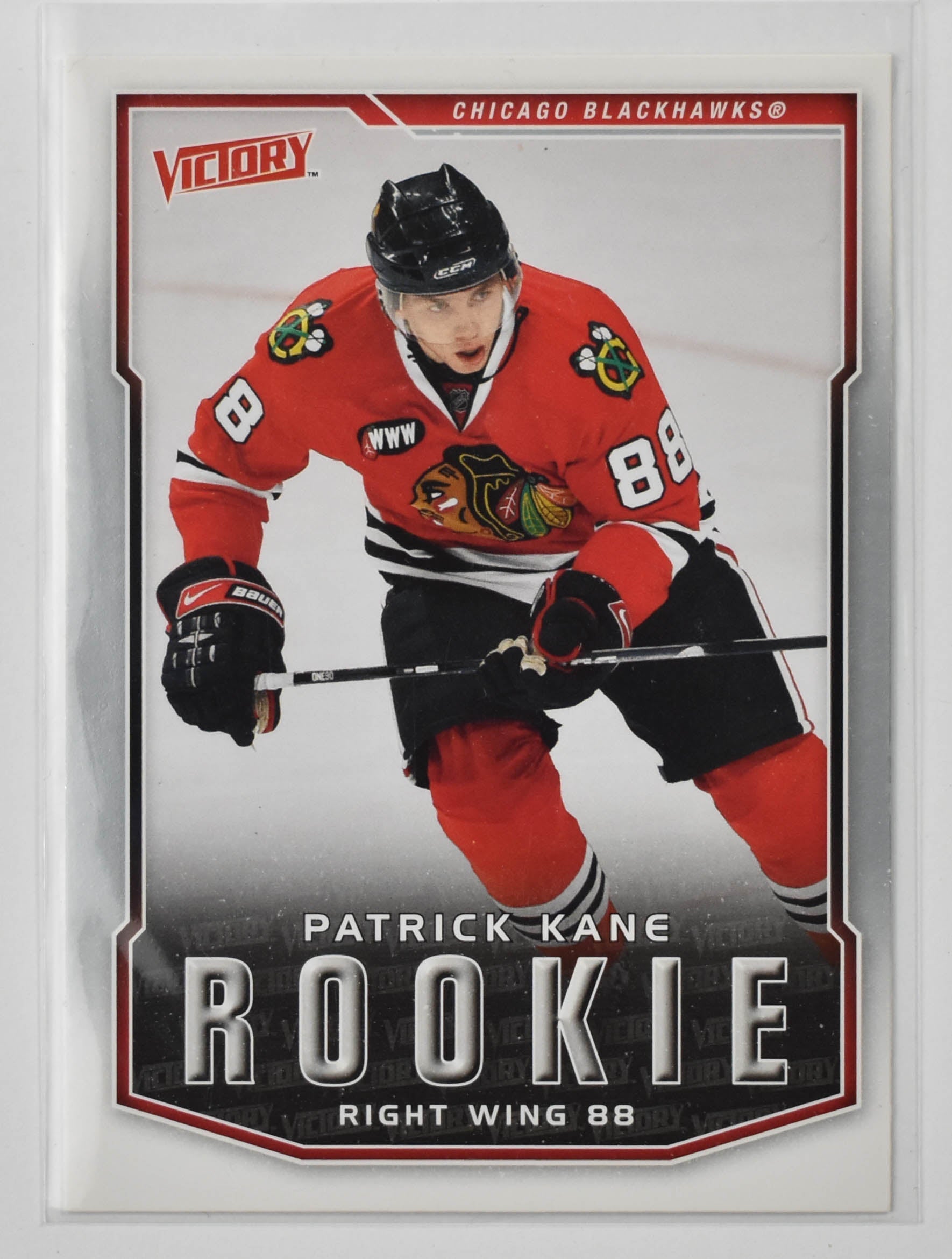 Patrick Kane Rookie Card Victory 335 2007-2008 Chicago Black Hawks