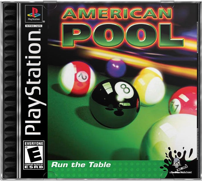 American Pool PS1 Sony Playstation 1 Used Video Game